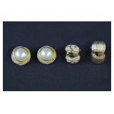 3 Pairs Christian Dior Costume Clip Earrings
