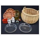 LOT- Kitchen- Lemonade Pitcher, Deviled Egg +