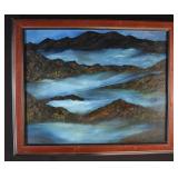 Royse Original Oil on Canvas Painting BLUE RIDGE
