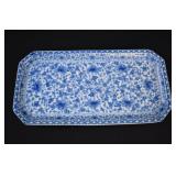Japanese Aritaware Blue & White Porcelain Tray