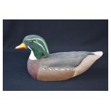 Signed Wood Duck Drake Dck Decoy
