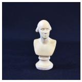 Vintage Miniature Plaster GEORGE WASHINGTON Bust