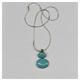 HOB House of Bangles Turquoise & Sterling Necklace