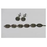 Theater Comedy & Tragedy Sterling Silver Set