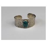 Turquoise and Sterling Silver Cuff Bracelet