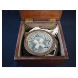 1870 ES Ritchie Ship's Binnacle Compass in Box