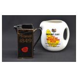 2 Pub Bar Advertising Pitcher Jugs