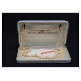 Vintage Genuine Mallorca Pearl Necklace in Box