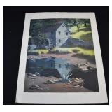 Signed Ltd Ed George Mayers Lithograph OCTOBER DAY