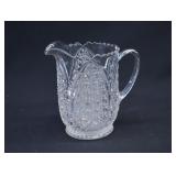 Tarentum Glass EAPG ARCHED CANE & FAN Pitcher