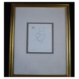 Eduard Manet Original Etching-Baudelaire de Profil