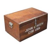 Vintage US Navy Officer's Footlocker Ditty Box