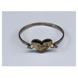 7' Sterling Silver Dog Lover Hook-on Bracelet