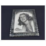 1940's RITA HAYWORTH Original Photo & Mirror Frame