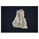 Navajo Flag Stone Iconography by Venson Yazzie