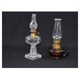 2 Mini Finger Oil Lamps