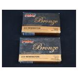 2 x 20  PMC Bronze .223 Cal Centerfire Rifle Ammo