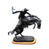 22" FREDERIC REMINGTON "BRONCO BUSTER" Bronze