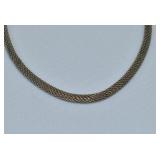 17 ï¿½" Italian Sterling Silver Round Mesh Necklace