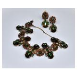 Signed Elsa Schiaparelli Watermelon Parure SET