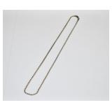 .925 Sterling Silver 20" Rope Chain Necklace