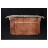 Antique Copper Wash Tub Boiler
