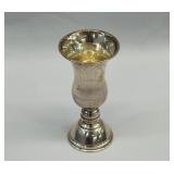 UNWEIGHTED Solid Sterling Silver Kiddush Cup