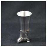 Stainless Steel Bear Stirrup Cup