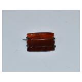 1860-90 Scottish Carnelian Agate Bar Brooch