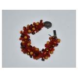 Sterling Silver Toggle Clasp Bead Cluster