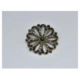 Vintage Liz Claiborne Pinwheel Brooch