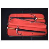 Vintage Japanese Martial Arts Sai Weapons Set