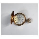 Antique 1890 Elgin Grade 95 Hunter Pocket Watch