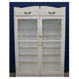 Rifle Storage Cabinet Repurposed to Curio Cabinet