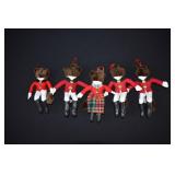 5 Mr & Mrs Fox Equestrian Plush Shelf Sitters