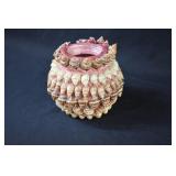 Florida Souvenir Grotto Work Sea Shell Memory Jar