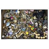 6 lbs Crafter & Repurpose Costume Jewelry Parts