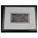 1815 Bowen Engraving THE WASP & AVON War of 1812
