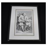 1800 Hograth Engraving SIMON LORT LOVAT by T Cook