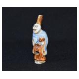 Japanese HIRADO Porcelain Nodder Netuske