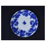Wharf Pottery LANCASTER Flow Blue Plate