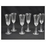 6 Waterford Irish Crystal BALLYSHONNON Champagnes
