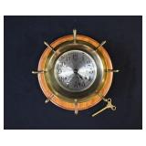 Seth Thomas Shipstrike Clock with Wheel Frame