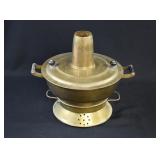Asian Brass Portable Coal Stove or Hot Pot