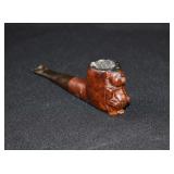 BLACK FOREST Carved Bear Figural Tobacco Pipe