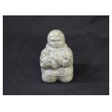 Philip Thornburg Soapstone Carved Inuit Mother
