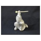 Philip Thornburg Soapstone Carved Inuit Hunter
