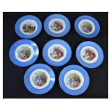 8 Johann Haviland FRAGONARD Scene Plates