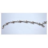 Mexican Sterling Silver Cupid Cherub Bracelet