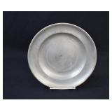 1855 Geman Schutze in Greussen Pewter Plate